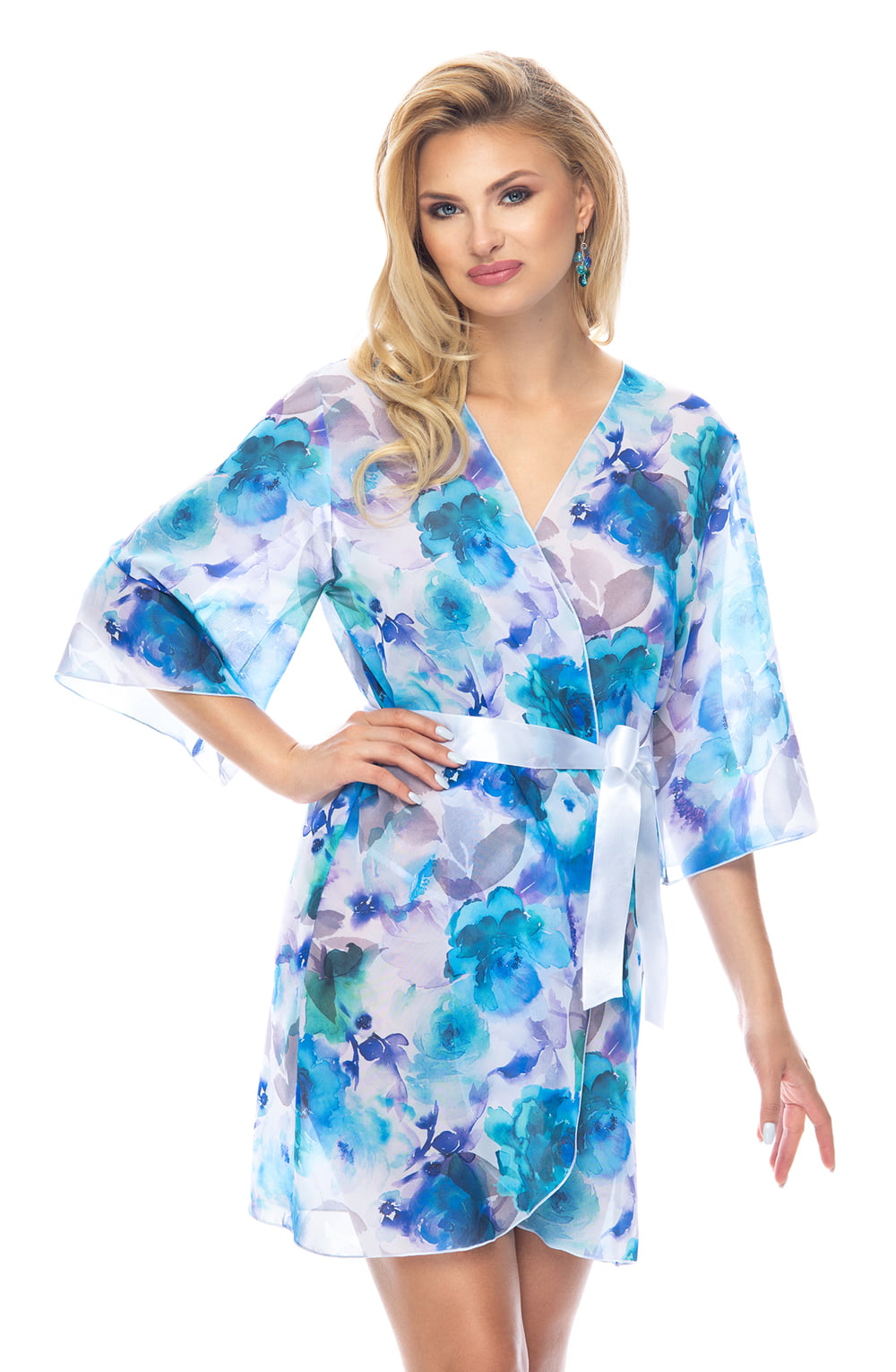 Irall Erotic Kasumi I Dressing Gown Blue - Dress at The Divine Woman