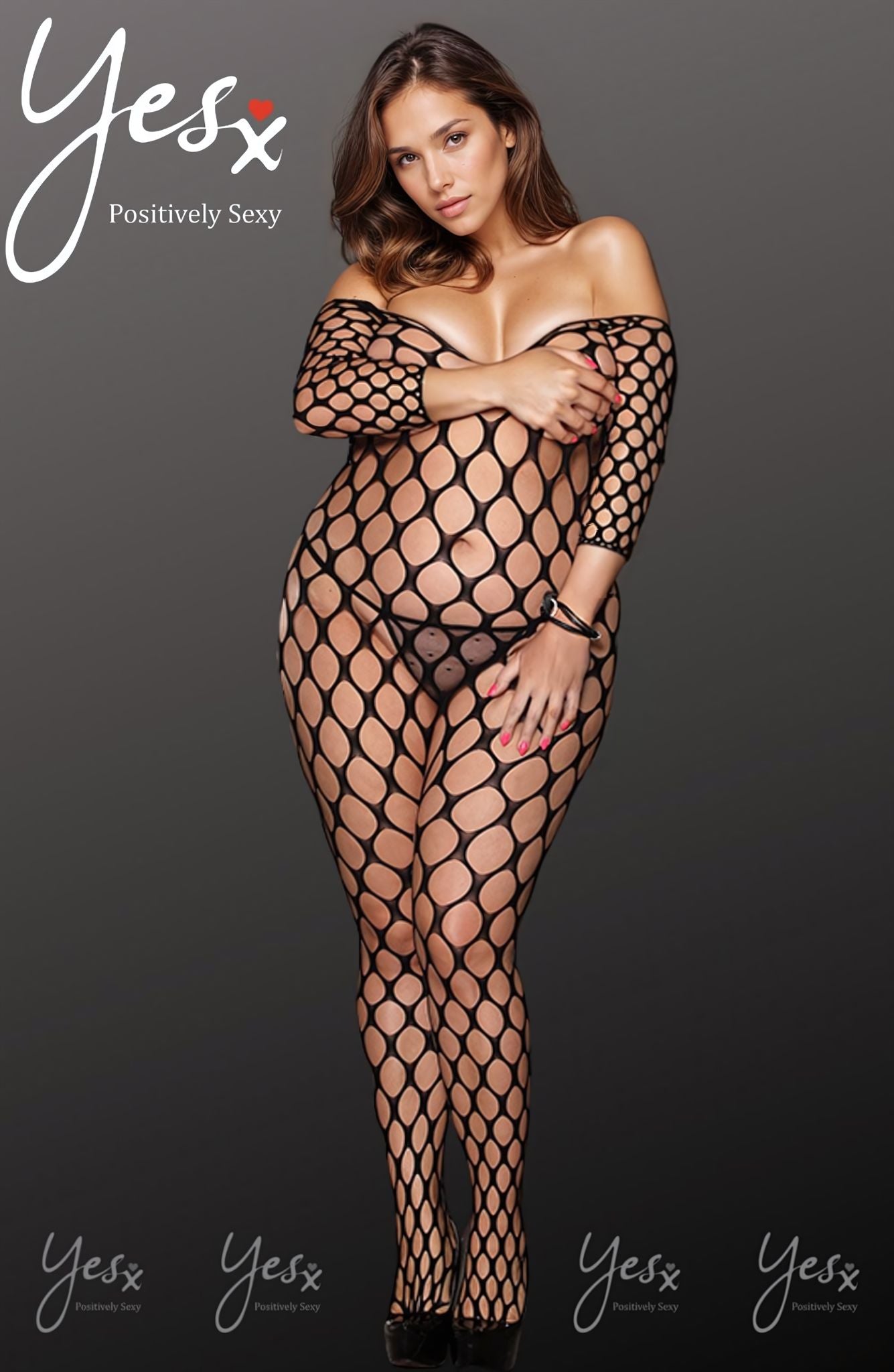 YesX YX811Q Bodystocking - Stockings at The Divine Woman